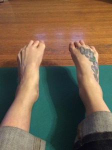 Barbie Feet Position 3 - all toes forward