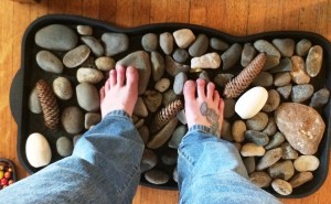 smooth landscaping stones